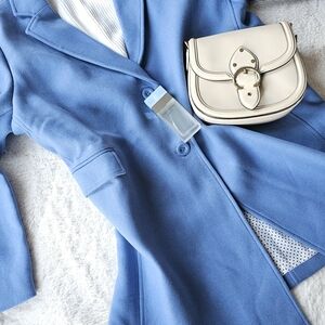 Chic Blue Women's Blazer